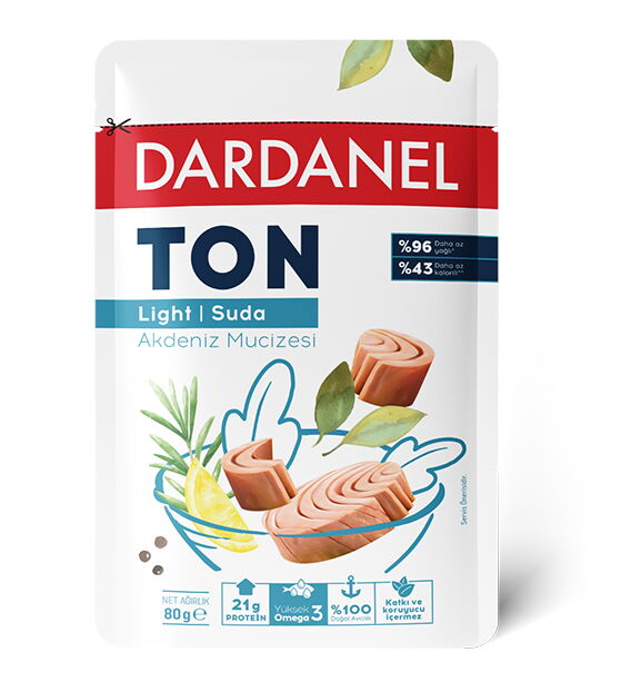 Dardanel Light Poşet Ton 80 grx2 6'lı 2.%50 X 1 Adet