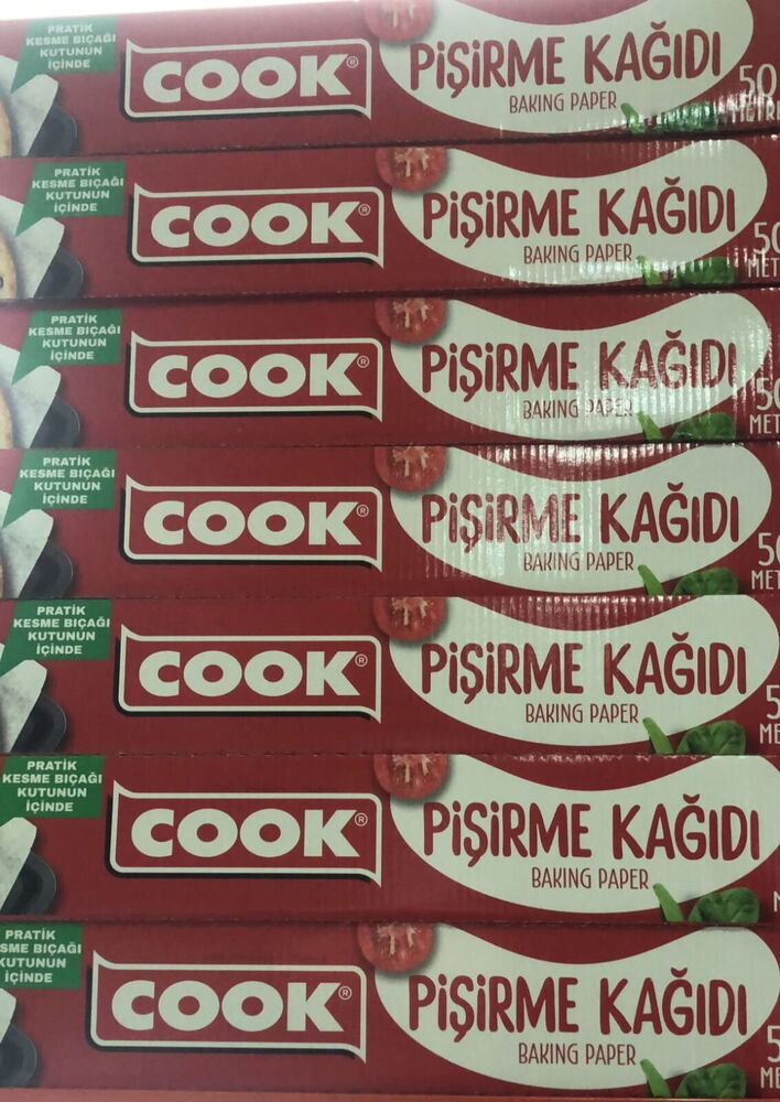 Cook Yağlı Kağıt 50 mt X 5 Adet