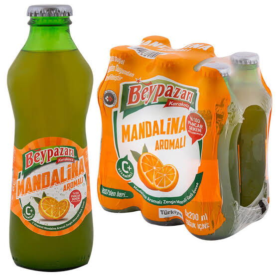 Beypazarı Mandalina Maden Suyu 200 ml X 24 Adet