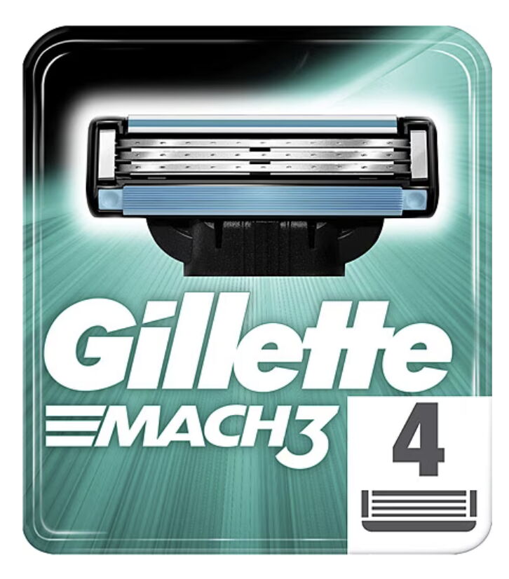 Gillette Mach 3 Yedek 4'lü X 4 Adet