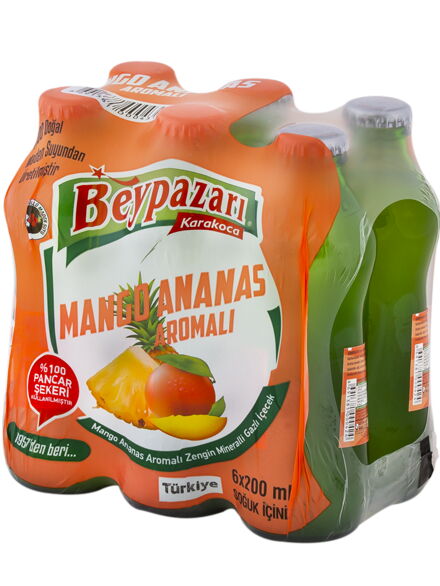 Beypazarı Mango Ananas Maden Suyu 200 ml X 24 Adet