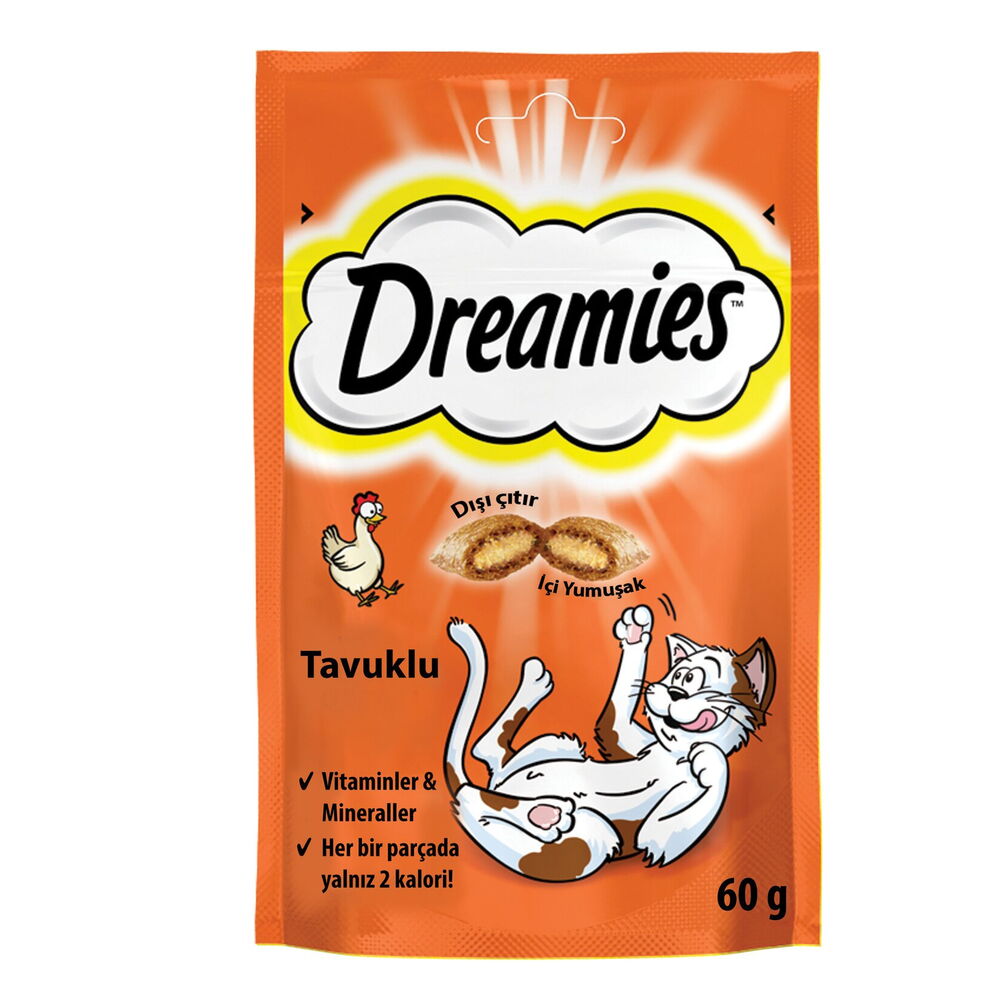 Dreamies Ödül Maması Tavuklu 60 gr X 6 Adet