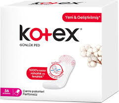 Kotex Normal Günlük Ped Parfümsüz 56'lı X 16 Adet