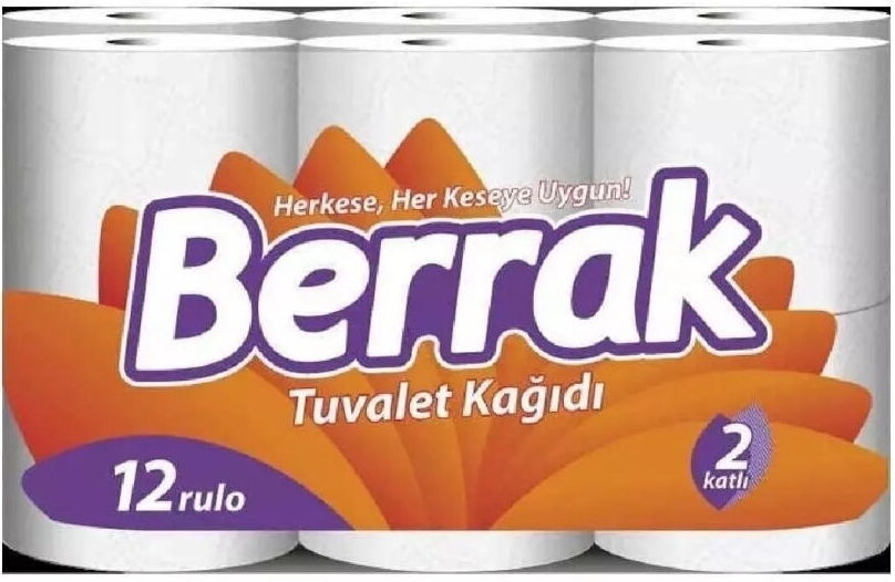 Berrak Tuvalet Kağıdı 12'li X 4 Adet