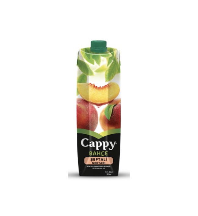 Cappy Şeftali Meyve Suyu 1 lt X 12 Adet