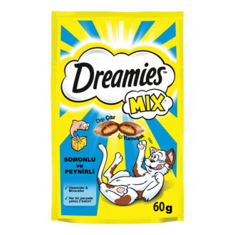 Dreamies Ödül Maması Mix Somonlu&Peynirli 60 gr X 6 Adet