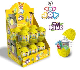 Toy Joy Mini Dino Çatlak Yumurta Sarı 7 gr X 12 Adet