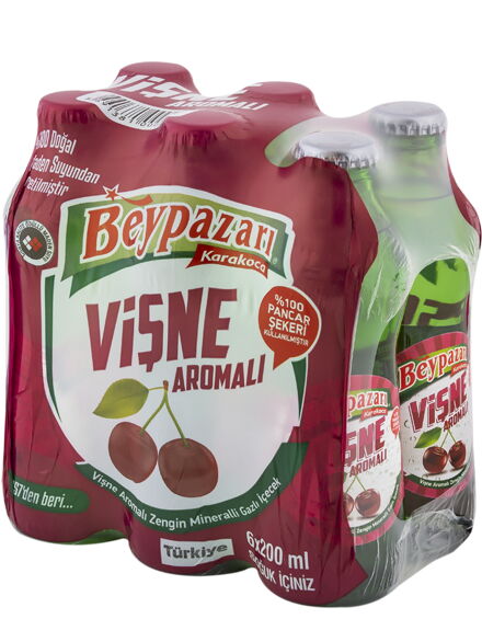 Beypazarı Vişne Maden Suyu 200 ml X 24 Adet