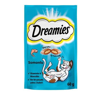 Dreamies Ödül Maması Somonlu 60 gr X 6 Adet