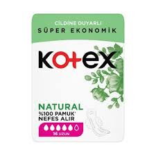 Kotex Natural Ultra Quadro Uzun Ped 16'lı X 12 Adet