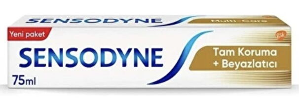 Sensodyne Tam Koruma & Beyazlatıcı Diş Macunu 75 ml X 12 Adet