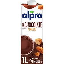 Alpro Badem Bitter Çikolata Sütü 1000 ml X 8 Adet