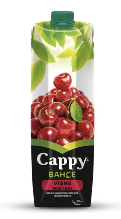 Cappy Meyve Suyu Vişne 1 lt X 12 Adet