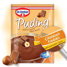 Dr Oetker Puding Çikolata Fındık 102 gr X 1 Adet