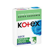 Kotex Natural Ultra Quadro Gece Ped 14'lü X 12 Adet