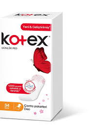 Kotex İnce Parfümsüz Günlük Ped 34'lü X 15 Adet