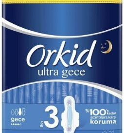 Orkid Anne Kız Ultra Gece No3 X 16 Adet