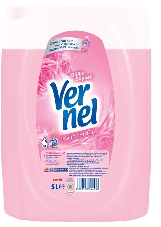 Vernel Çamaşır Yumuşatıcı 5 kg X 4 Adet