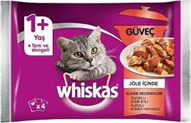 Whiskas Pouch Güveç Et Çeşitleri 4'lü 85 gr X 13 Adet