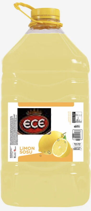 Ece Limon Sosu Dar Ağız 5000 ml X 4 Adet