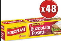 Koroplast Buzdolabı Poeşeti 30x45 cm Büyük X 48 Adet