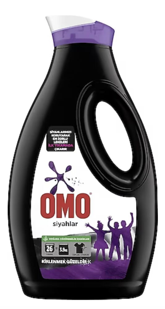 Omo Sıvı Çamaşır Deterjanı Siyah 1690 ml X 6 Adet