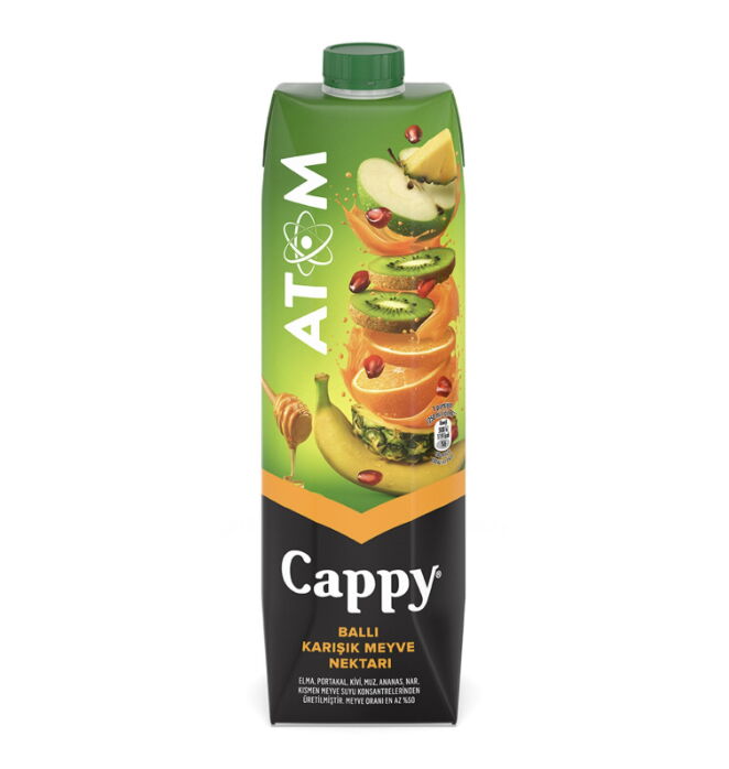 Cappy Meyve Suyu Atom 1 lt X 12 Adet