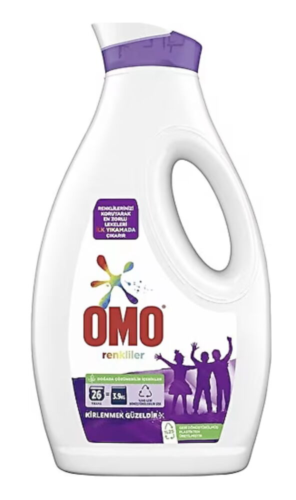 Omo Sıvı Çamaşır Deterjanı Renkliler 1690 ml X 6 Adet