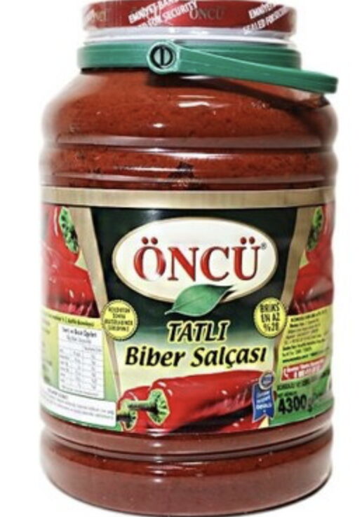 Öncü Biber Salçası Tatlı 4300 gr X 4 Adet