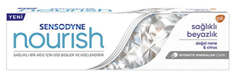 Sensodyne Nourısh Sağlıklı Beyazlık 75 ml X 12 Adet