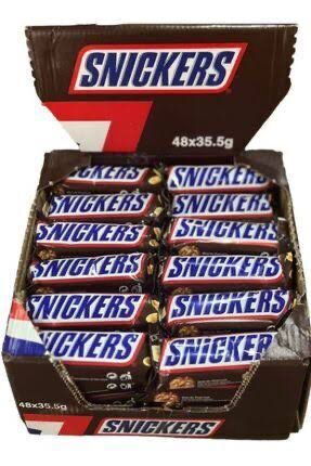 Snickers Çikolata Bar 35,5 gr X 48 Adet