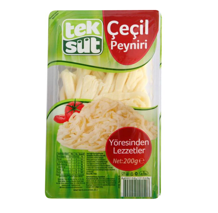 Teksüt Çeçil Peynir 200 gr X 5 Adet