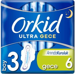 Orkid Ultra Gece No3 6'li X 24 Adet