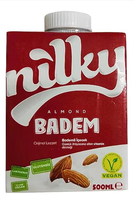 Nilky Badem 500 ml X 12 Adet