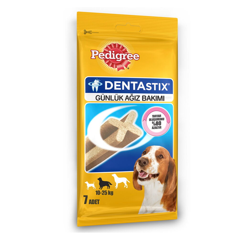 Pedigree Ödül Maması Dentastix Orta Boy 180 gr 7'li 180 gr X 10 Adet