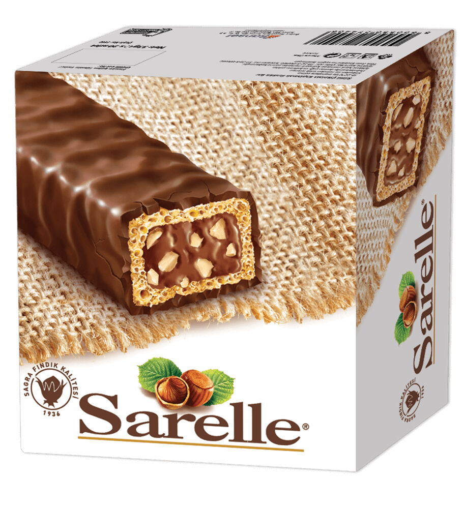 Sarelle Sütlü Çikolatalı Gofret 33 gr X 20 Adet