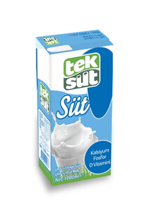 Teksüt %1 Yağlı Süt 1 lt X 12 Adet #1