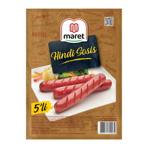 Maret Hindi Uzun Sosis 5'li 210 gr X 10 Adet #1