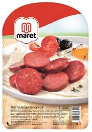 Maret Dilimli Piliç Isıl İşlem Görmüş Sucuk 200 gr X 12 Adet #1